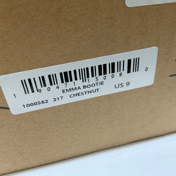 Soludos Emma Chesnut Suede Ankle Booties Brown Leather Casual Block Heel Boots 9 - Picture 7 of 10